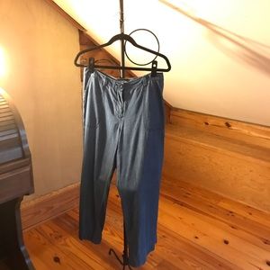 Sophia Max Chambray Denim Wide Leg Jeans, EUC, 0/2